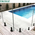Modern Frameless Swimming Pool Balustrade Design Stainless Steel Glass Spigot Clamps Railing